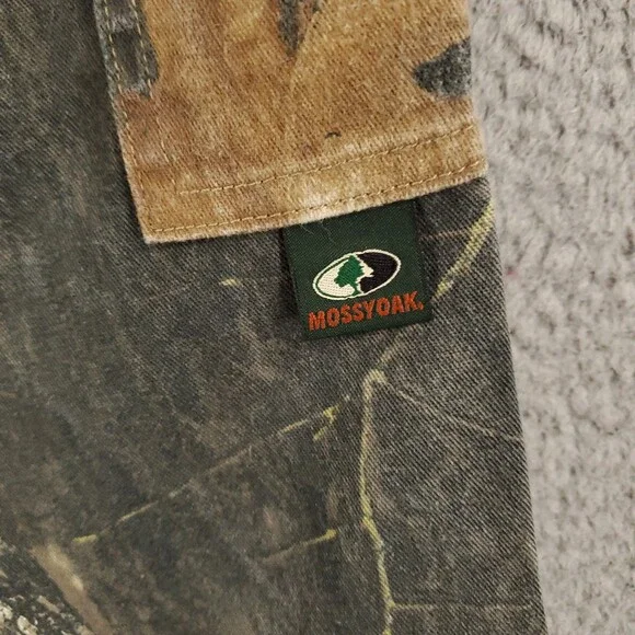 Mens Camo Hunting Pants XL Mossy Oak Break Up Adjustable Waist Leg Feildstaff - Picture 15 of 15